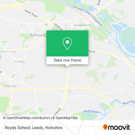 Royds School, Leeds map