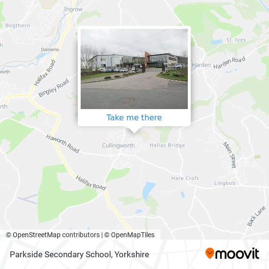 Parkside Secondary School map