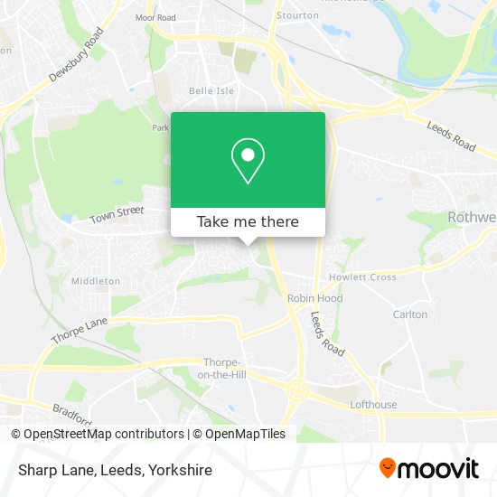 Sharp Lane, Leeds map