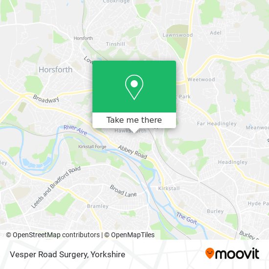 Vesper Road Surgery map