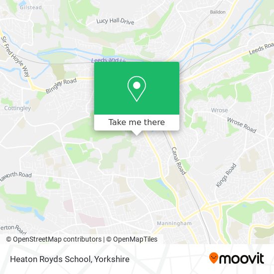 Heaton Royds School map