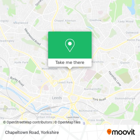 Chapeltown Road map