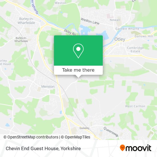 Chevin End Guest House map