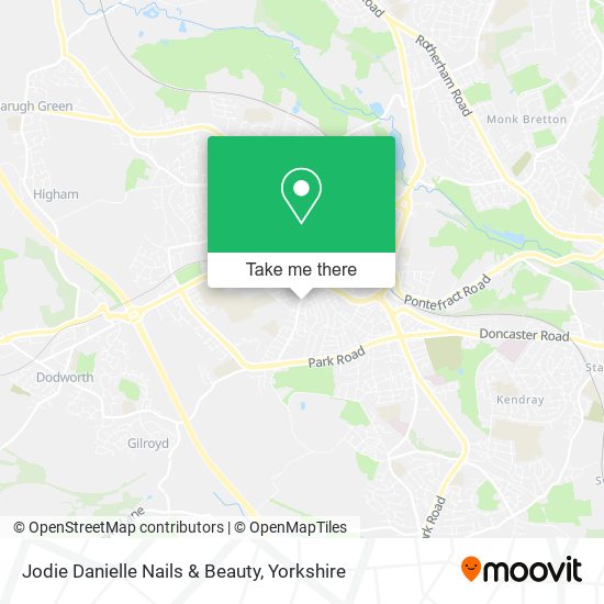 Jodie Danielle Nails & Beauty map
