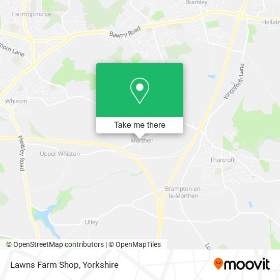Lawns Farm Shop map