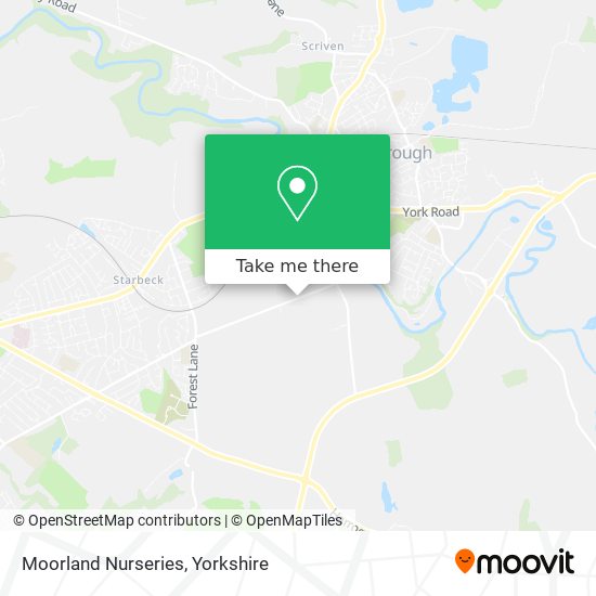 Moorland Nurseries map