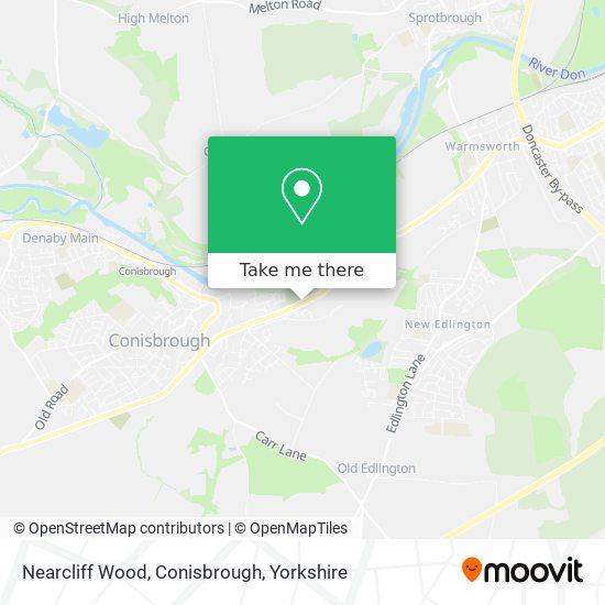 Nearcliff Wood, Conisbrough map