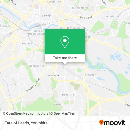 Tate of Leeds map