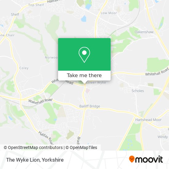 The Wyke Lion map