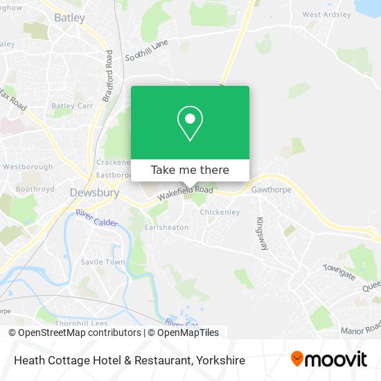 Heath Cottage Hotel & Restaurant map