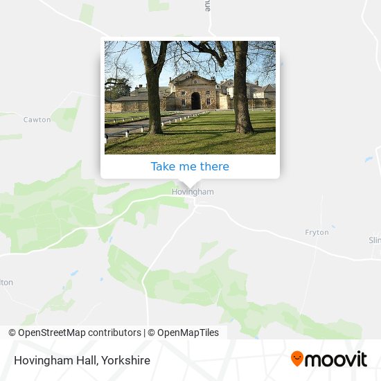 Hovingham Hall map