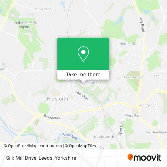 Silk Mill Drive, Leeds map