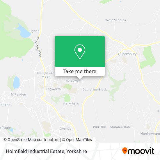 Holmfield Industrial Estate map