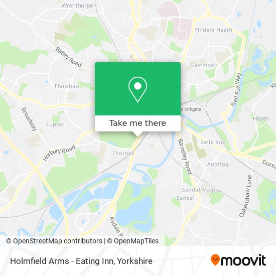 Holmfield Arms - Eating Inn map