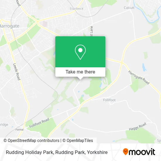 Rudding Holiday Park, Rudding Park map