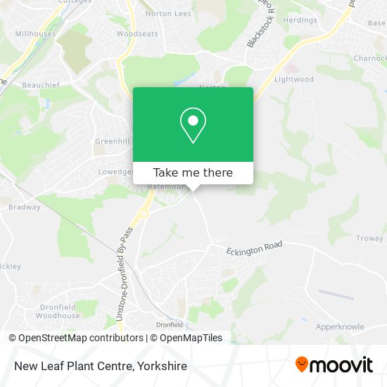 New Leaf Plant Centre map