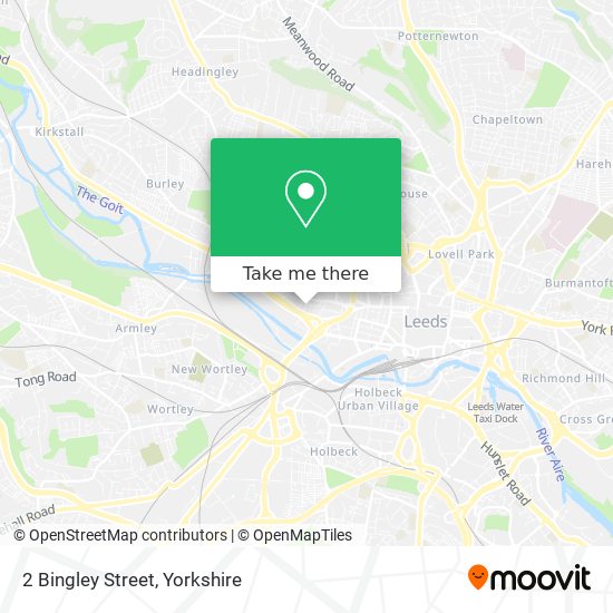 2 Bingley Street map