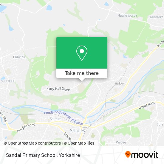 Sandal Primary School map