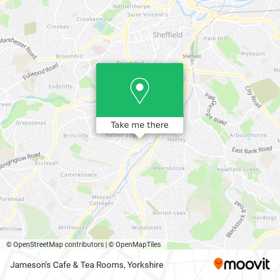 Jameson's Cafe & Tea Rooms map