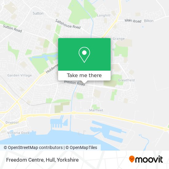 Freedom Centre, Hull map