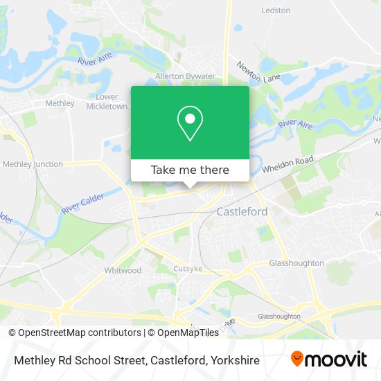 Methley Rd School Street, Castleford map