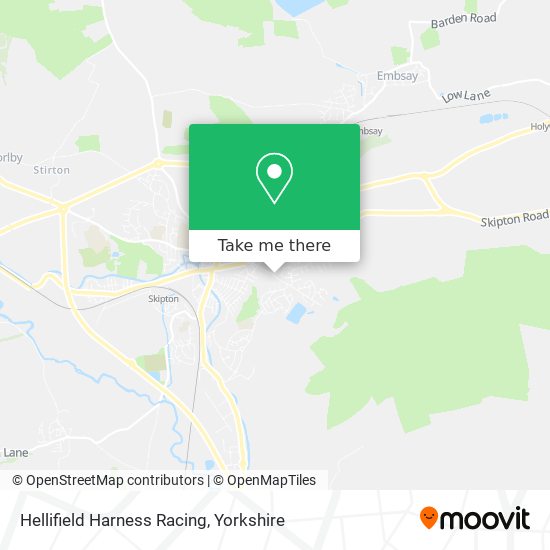 Hellifield Harness Racing map