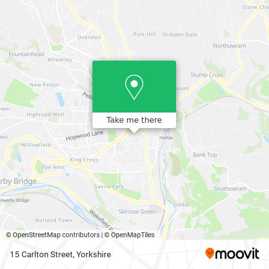 15 Carlton Street map