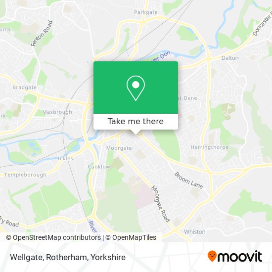 Wellgate, Rotherham map