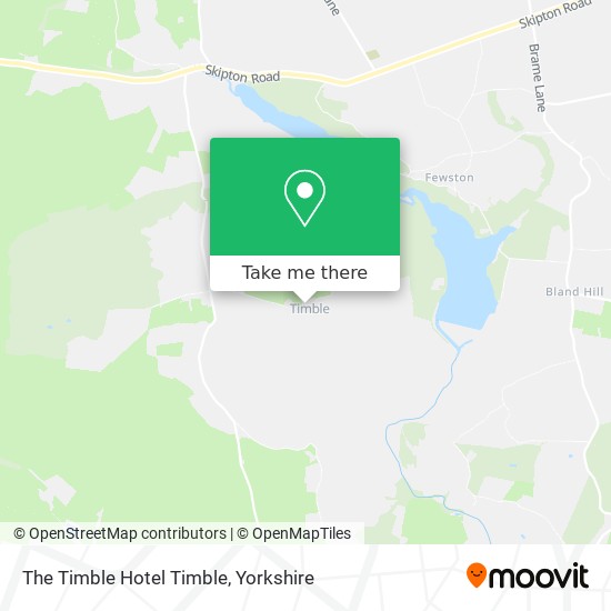 The Timble Hotel Timble map