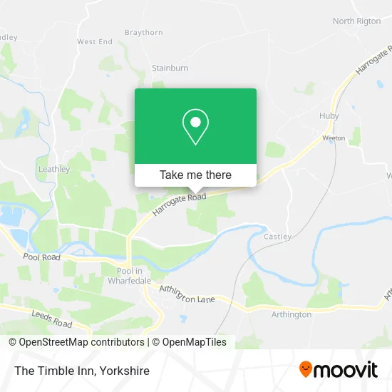 The Timble Inn map