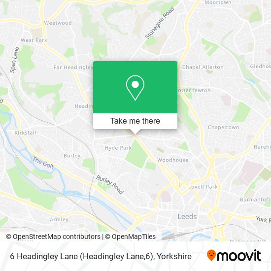 6 Headingley Lane (Headingley Lane,6) map