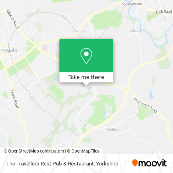 The Travellers Rest Pub & Restaurant map