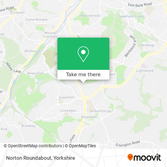 Norton Roundabout map