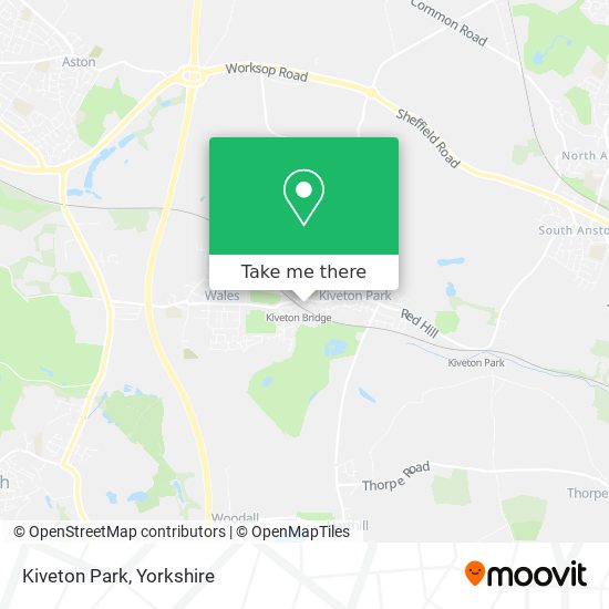 Kiveton Park map