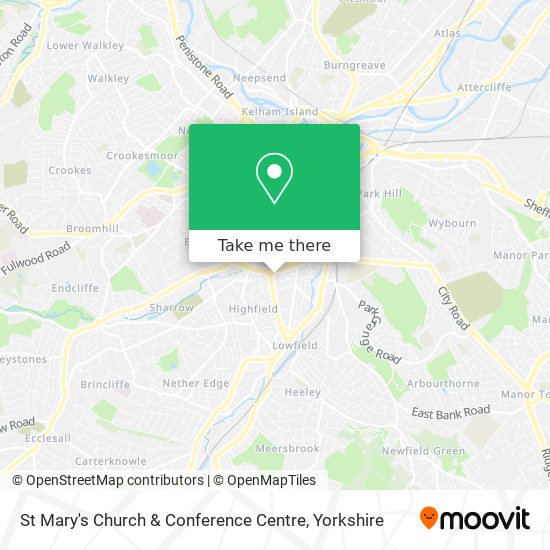 St Mary's Church & Conference Centre map