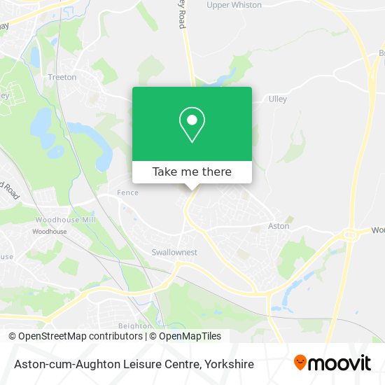 Aston-cum-Aughton Leisure Centre map