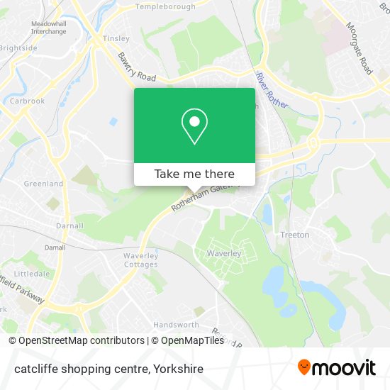 catcliffe shopping centre map