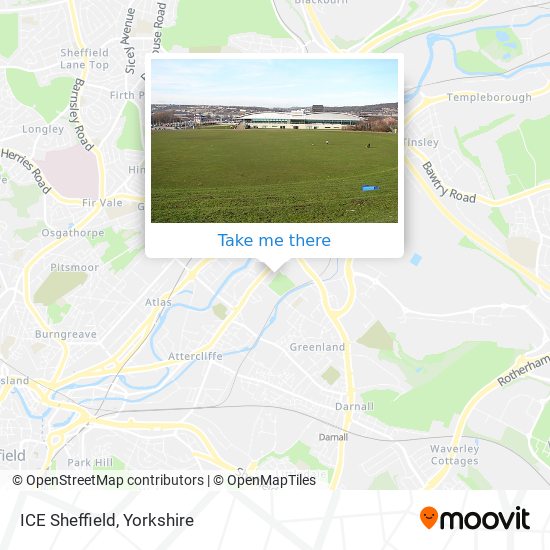 ICE Sheffield map