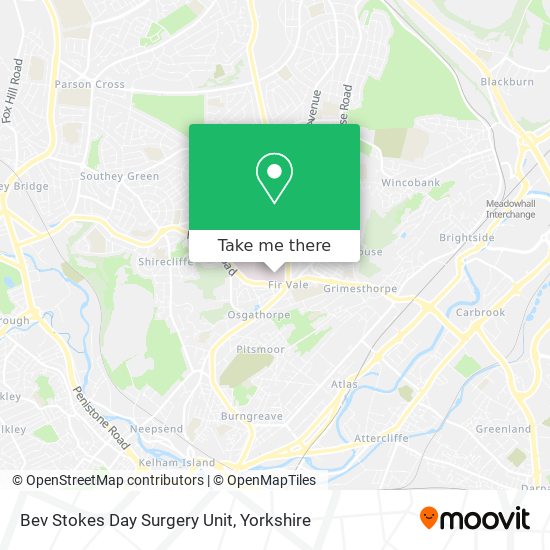 Bev Stokes Day Surgery Unit map