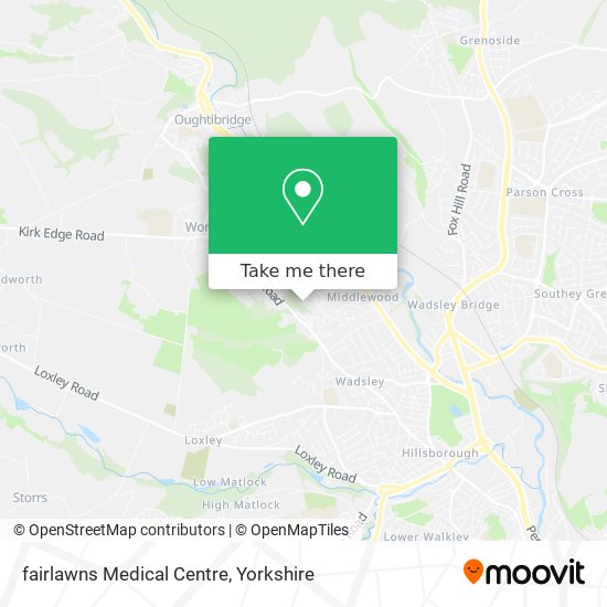 fairlawns Medical Centre map