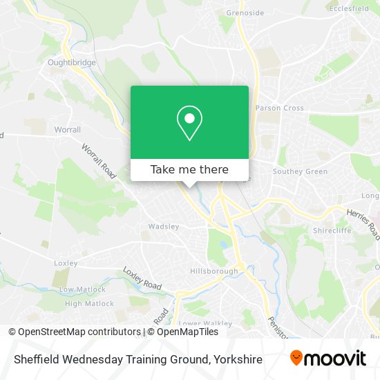 Sheffield Wednesday Training Ground map