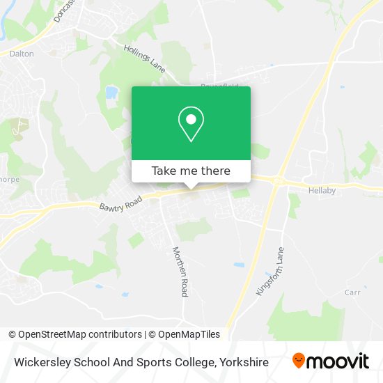 Wickersley School And Sports College map