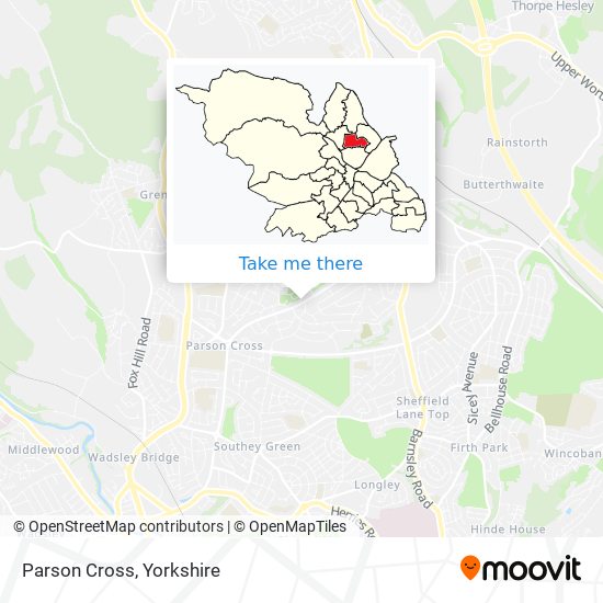 Parson Cross map