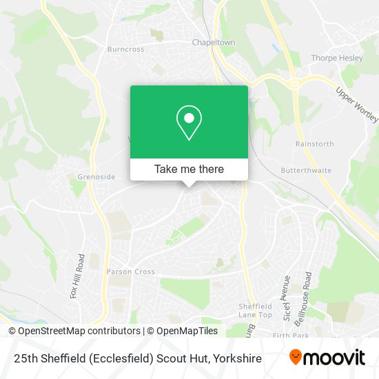 25th Sheffield (Ecclesfield) Scout Hut map