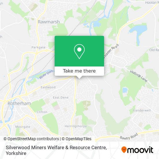 Silverwood Miners Welfare & Resource Centre map