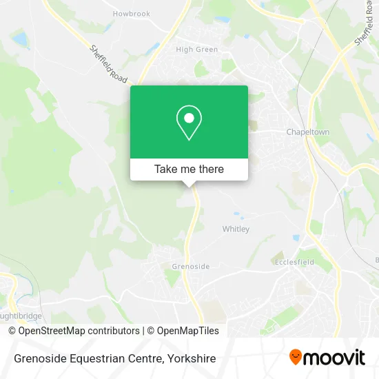 Grenoside Equestrian Centre map