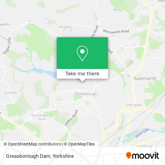 Greasborough Dam map