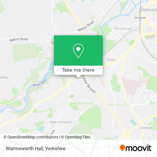 Warmsworth Hall map