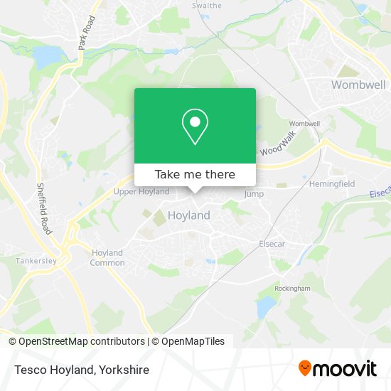 Tesco Hoyland map