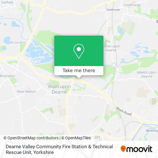 Dearne Valley Community Fire Station & Technical Rescue Unit map